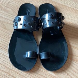 BCBG RUBBER SANDALS
